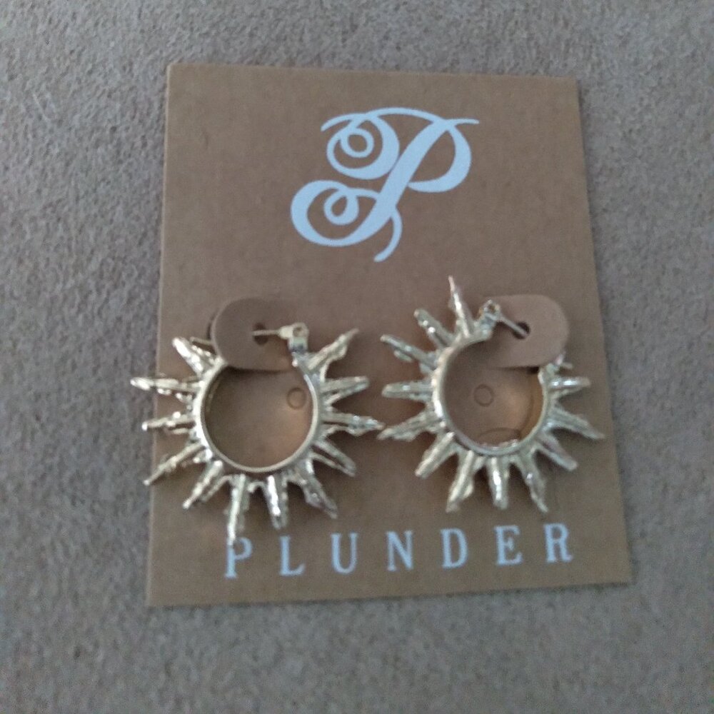 Plunder Designs Gold Earrings